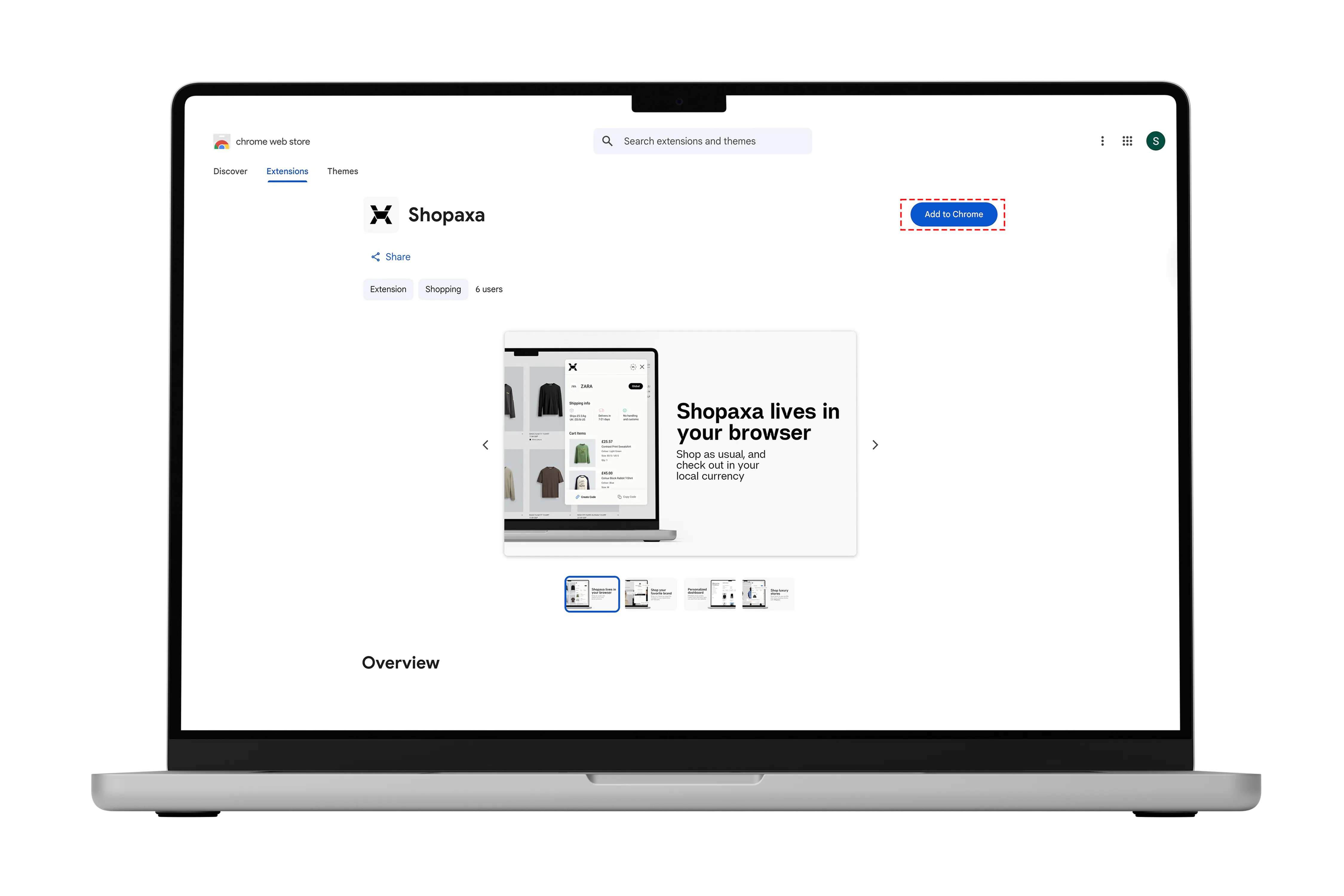 Add and pin <br class="md:hidden lg:block"/> Shopaxa to Chrome-image